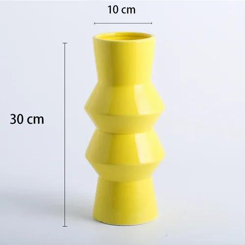 Ceramic vases, creative home accessories, flower simulation, versatile living room, dining table ceramic decorations flower vase