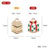 YT zinc alloy oil dripping small pendant, bracelet pendant, Christmas zinc alloy small size pendant