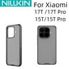 Nillkin For Xiaomi 17T /17T Pro Case Frosted Shield Pro Soft Edges Hard Shell Shockproof Ultra-thin Cover For Xiaomi 15T/15T Pro