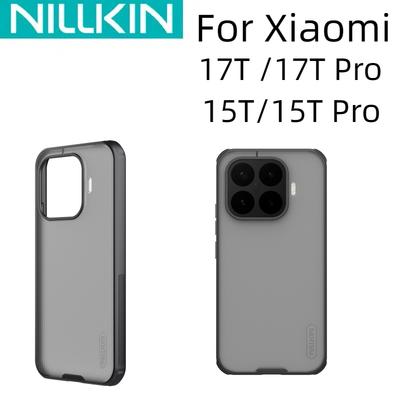 Nillkin For Xiaomi 17T /17T Pro Case Frosted Shield Pro Soft Edges Hard Shell Shockproof Ultra-thin Cover For Xiaomi 15T/15T Pro