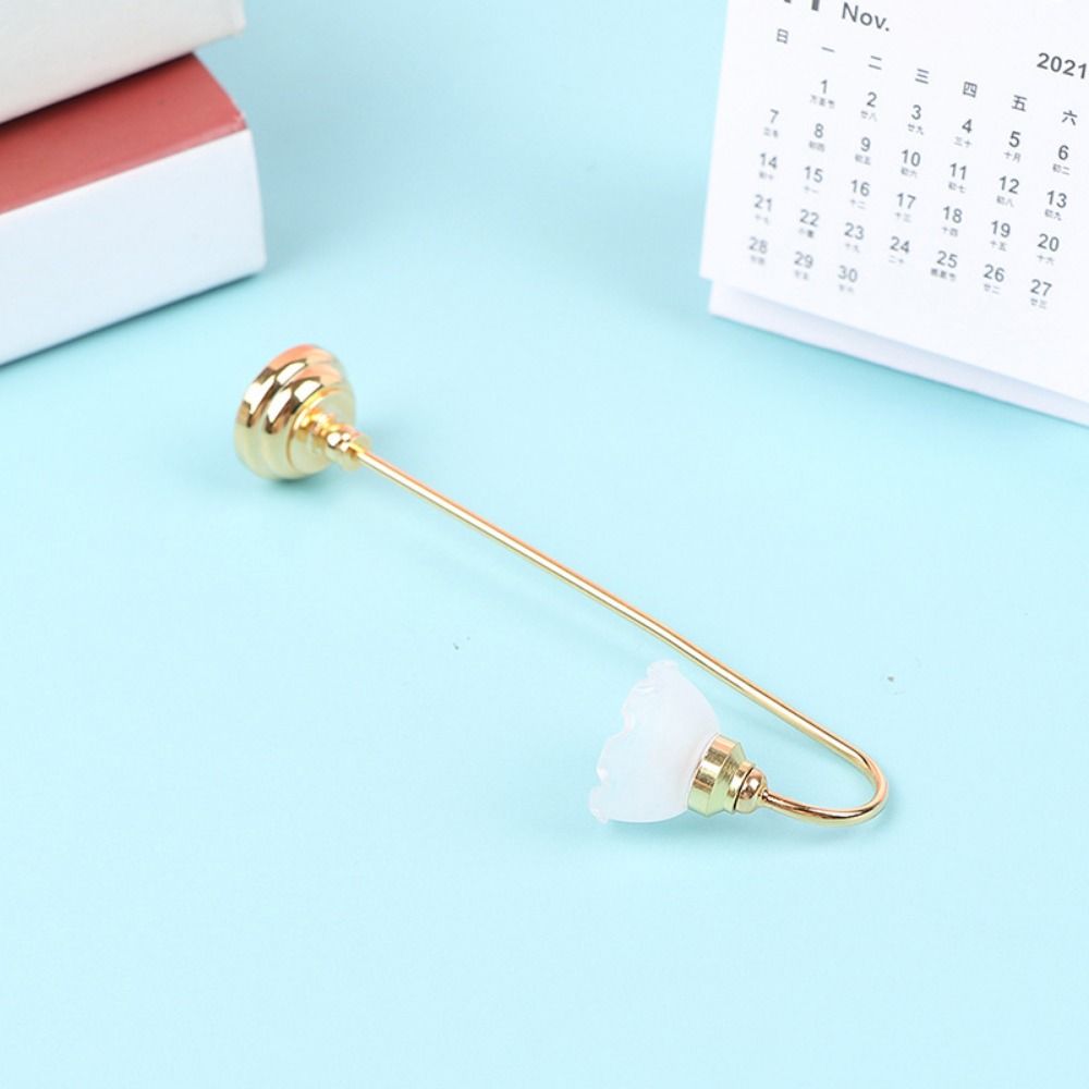1:12 Miniature LED Golden Light Mini Home Table Lamp Model  Doll House Accessories