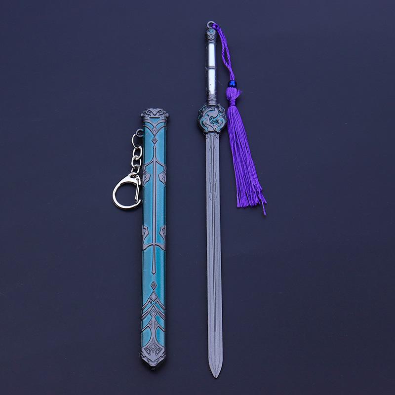 Naraka: Bladepoint Tang-Style Black Gold Sword Alloy Model Toy