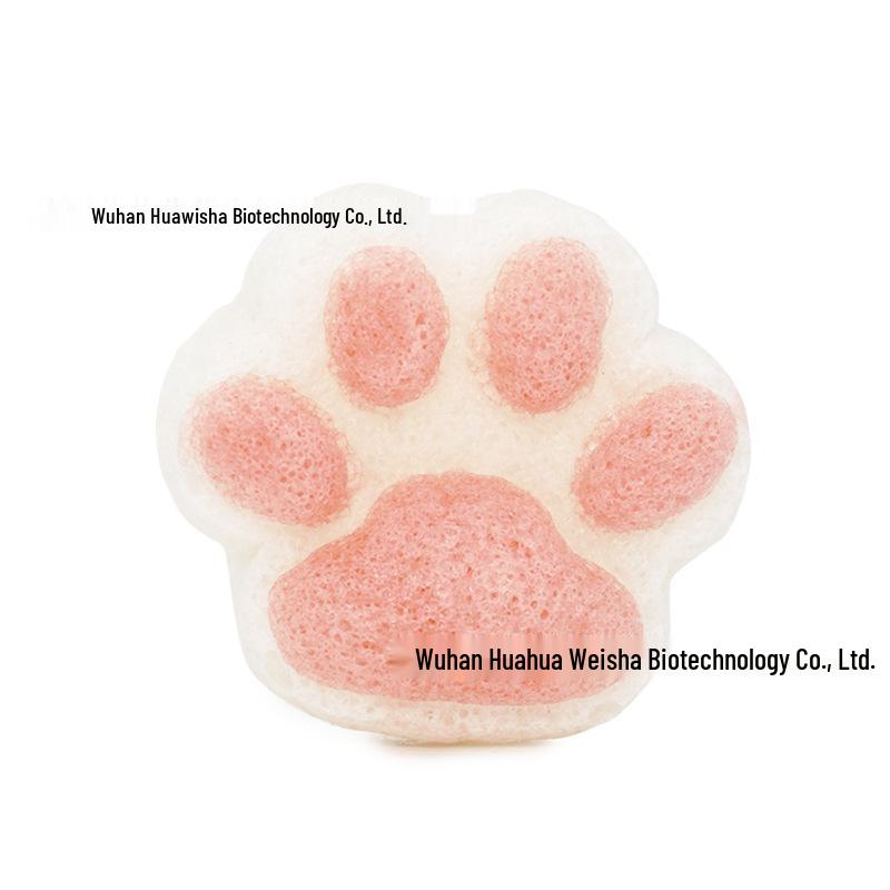 Konjac Bear Paw Baby Sponge: Gentle Face & Body Cleansing Puff