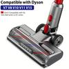 Roller Brush Head Fit for Dyson V7 V8 V15 V10 V11 Vacuum Cleaner with Five LED lights, Suitable for carpets hardwood Floors