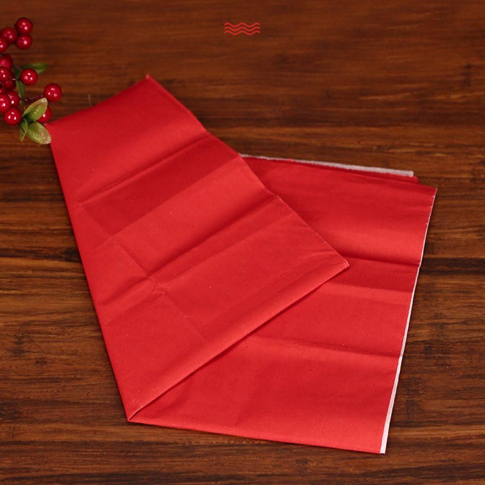 2PCS Chinese Style Blank Red Paper Rectangle Couplet Paper Red Envelope Calligraphy Paper  Wedding