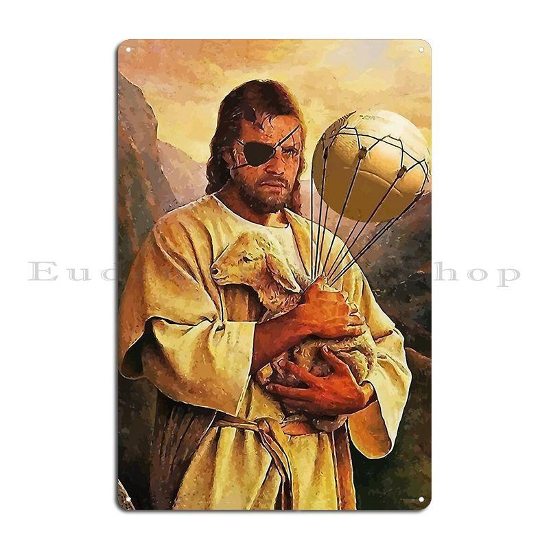 Metal Gear Our Father Big Boss Solidmetalgear Metal Plaque Poster Cinema Mural Create Iron Painting Tin Sign Poster