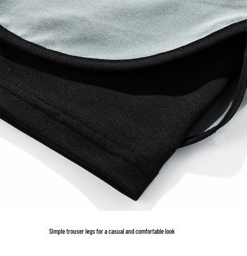 Męskie i damskie szybkoschnące letnie szorty do biegania z lodowego jedwabiu na fitness i maraton