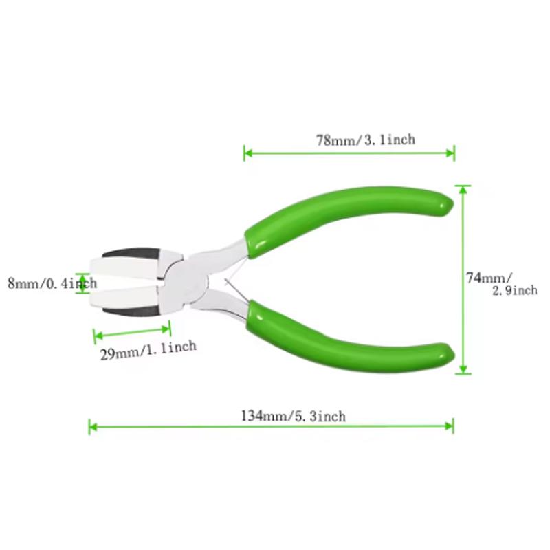 Needle Nose Pliers 5.7'' High Carbon Steel Tweezer Nose Pliers with Smooth Jaws Comfort Grip Handles for Jewelry Making