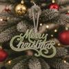 Glitter Christmas Merry Letter Sign Dazzling Xmas Tree Hanging Ornament  Wreath
