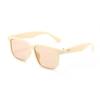 Retro Black Frame Square Studded Sunglasses - Unisex Influencer Style