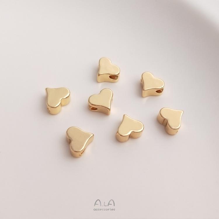 

Позолоченные спейсеры в форме сердца 14 карат, с сохранением цвета, идеально подходят для изготовления ювелирных изделий и шармов своими руками