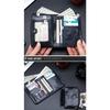 100% Genuine Leather and Cowhide Men's Short Multi-functional Card Holder with Anti-theft Brush Lining, Casual Business Pocket Wallet
