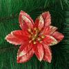 Decor Gold Powder Christmas Tree Decorations Christmas Flowers Home Xmas Ornaments Fake Flowers