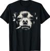 Dog Smoking Cigarette Funny Chihuahua Meme T-Shirt