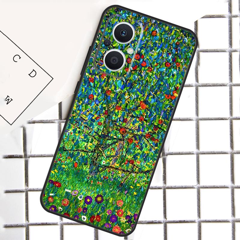 Starry Night Klimt Kiss Phone Case For OPPO Reno 7 8 Lite 8T 10 11 12 13 14 Pro 14F OPPO Find X9 X8 X6 X5 Pro Cover