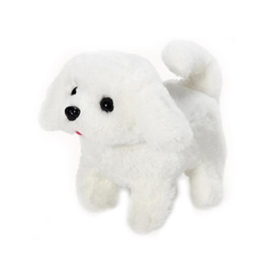 Plush Toy Dog Design Cute Smart Simulation Puppy Plush Toy for Kids Children B