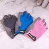 New Children's Cycling Half Finger Gloves Thin High Elastic Outdoor Sports Roller Skating Bicycle Children's Finger Exposed Gloves