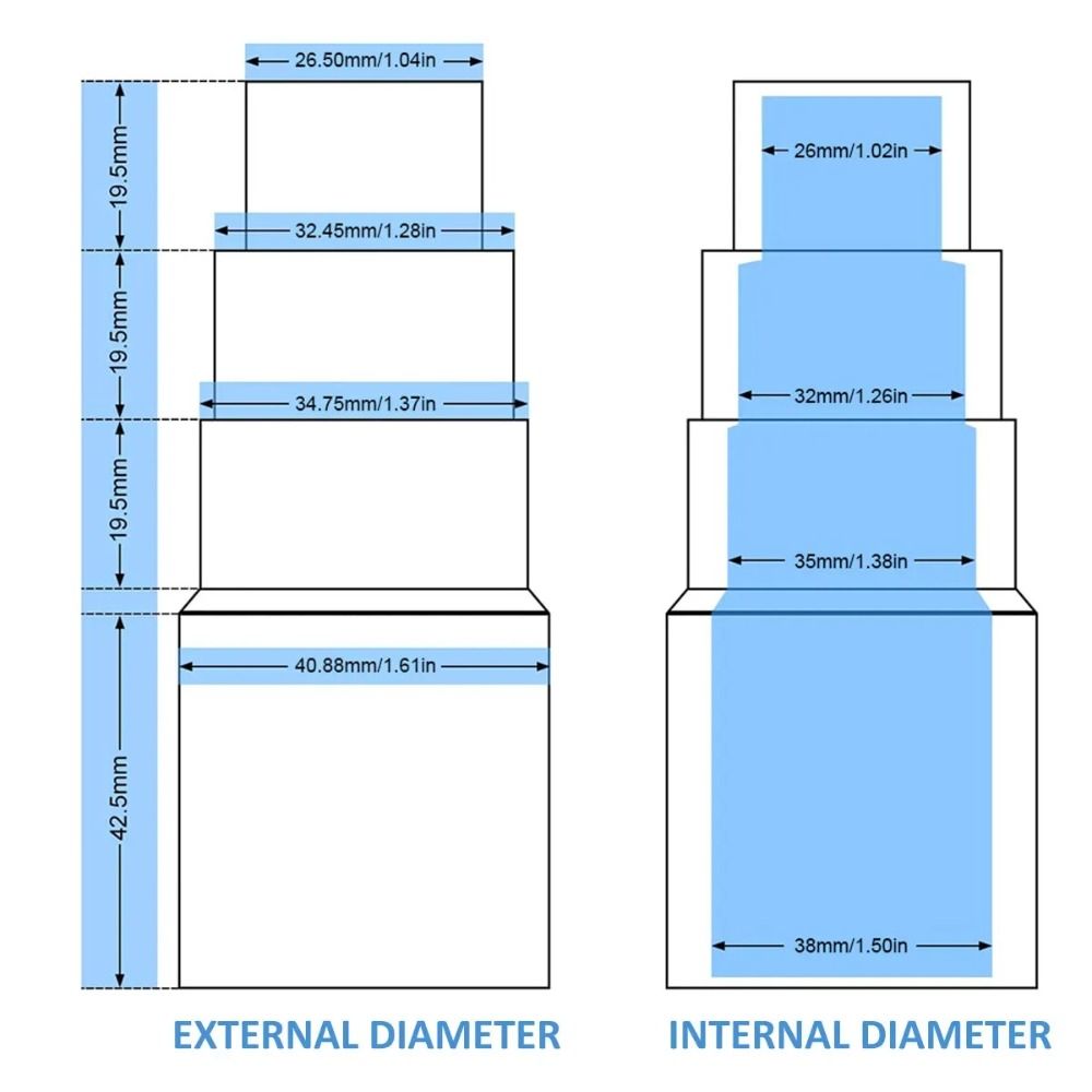 Universal Vacuum Cleaner Hose Connector Plastic Tube Adapter New Vacuum Hose Adapter