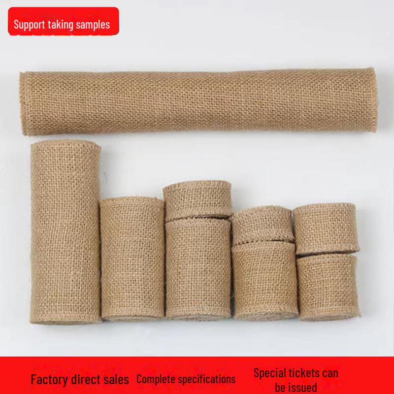 

Оригинальный желтый рулон льна: Полоски для поделок своими руками из натуральной пеньковой веревки, 50x50 см