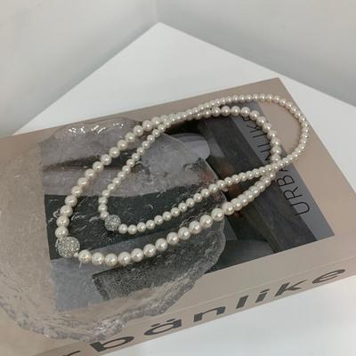 Cshopintheroom / Quran Cubic Ball Pearl Necklace One Color