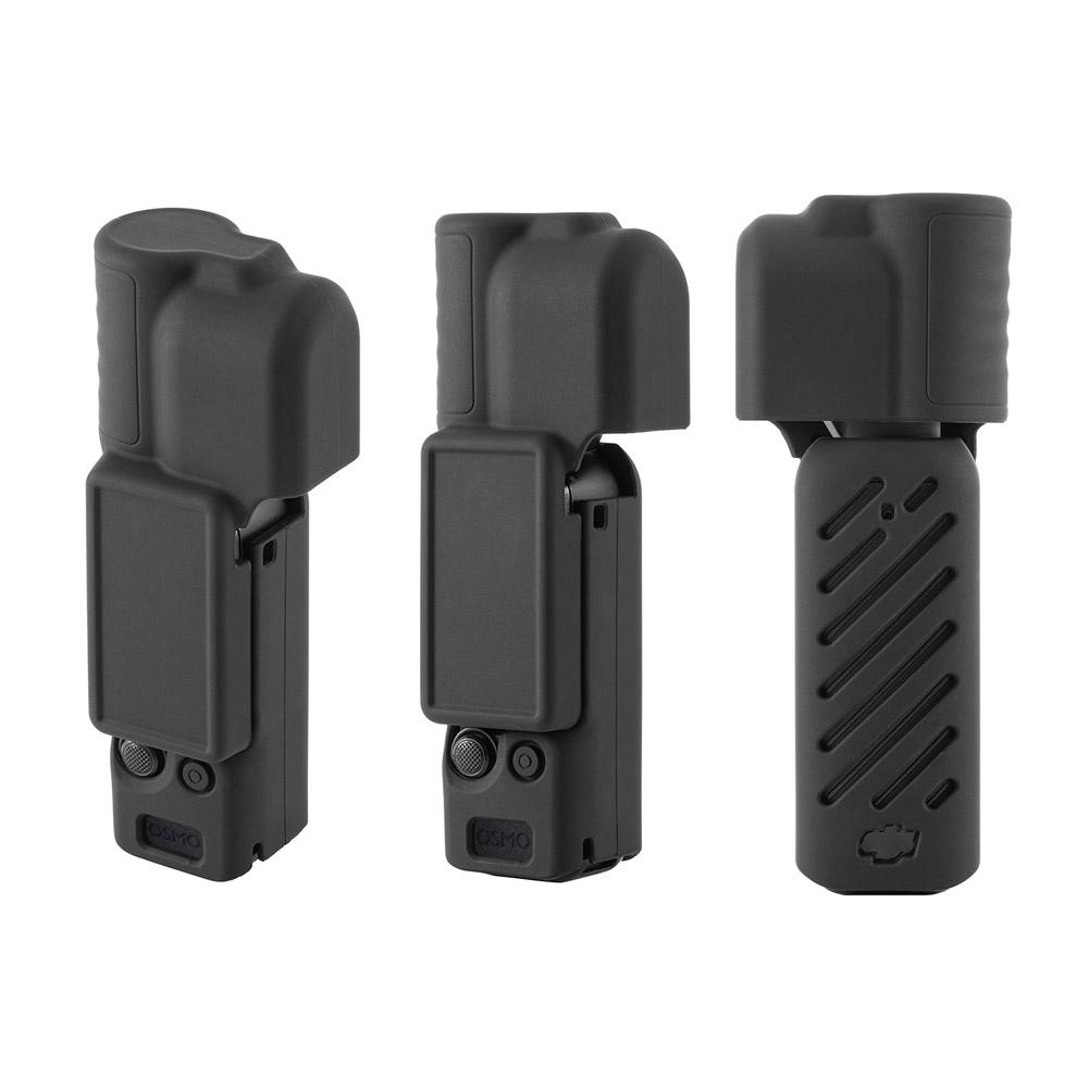Silicone Protective Cover For DJI Pocket 4 Anti-Scratch Handheld Gimbal Camera Protector Case Anti-Dust Cover Cap Accessories