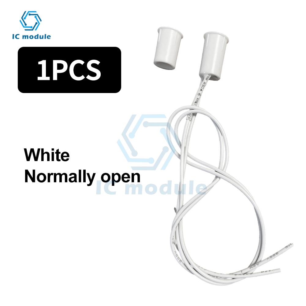 Magnetic Reed Switch RC-33 NC Recessed Wired Window Door Contact Sensor for Home Security and Burglar Alarm Systems