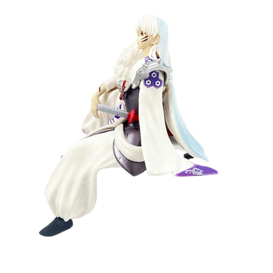 14cm InuYasha Anime Figure Kingdom Miyagako Sesshomaru Action Sesshoumaru/1300 Model Doll Toys 1514 Articulated Scale Poseable Detailed Movable