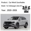 For Jetta VS7 2020~2026 2024 Car Sunshades Windshield Privacy Mesh Curtains Heat Insulation Sunscreen Visors Auto Accessories