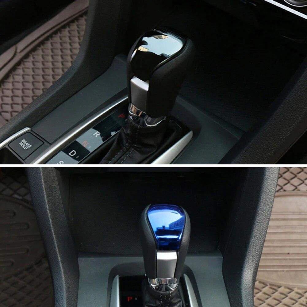 2PCS Car Shift Gear Panel Trim Automatic Transmission Shift Box Cover for Honda Civic 10Th Gen   2018 2017 2016 LHD