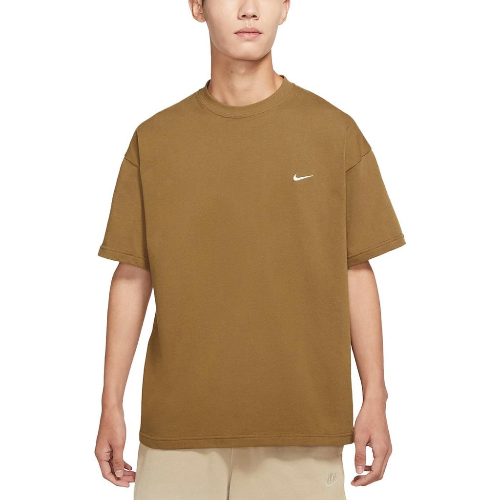 Nike Solo Swoosh T Shirt Men's Light Brown DA0321-270