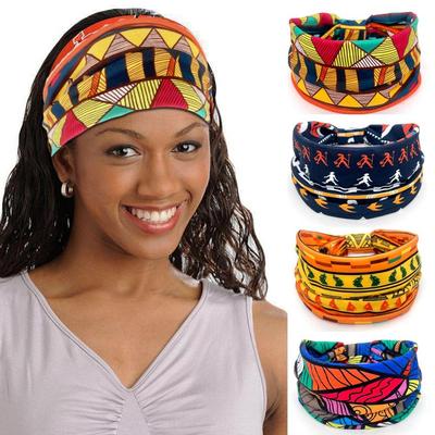 Print Headband for Women Twist Style Hair Band Ladies Salon Make Up Head Wrap Headwear Turban Girls Accessories