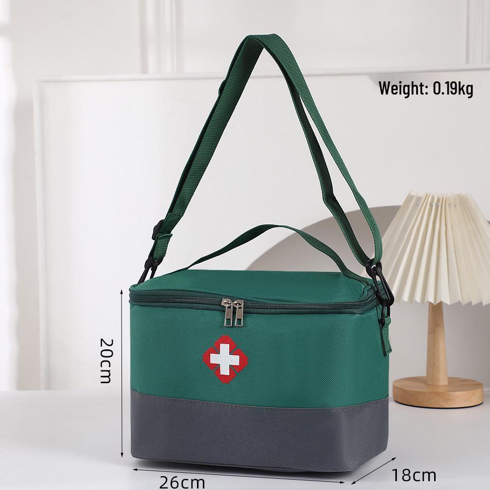 Large Capacity Portable Medicine Storage Bag - Home & Travel Emergency Kit