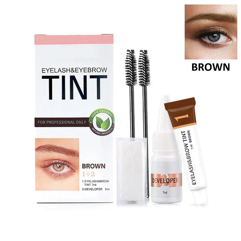 Set Gel per Sopracciglia Impermeabile a Lunga Tenuta per Professionisti del Trucco