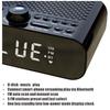 Mini FM Radio Portable Dual Alarm Clock FM Radios Receiver Wireless Bluetooth Speaker MP3 Music Player Support U Disk Play
