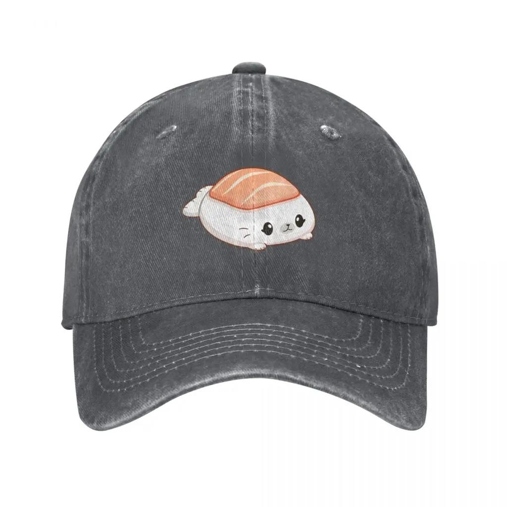 Sushi Seal Baseball Cap Trucker Hat Hood F Designer Hat For Girls Unisexs