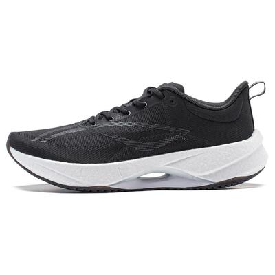 Li Ning Super Light 21 Cushioning Slip Resistant Abrasion Resistant Breathable Low Top Running Shoes Women's Black ARBU002-2