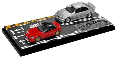 MODELER'S 1/64 Initial D Set Vol.14 Sakamoto Cappuccino & Nobuhiko Akiyama Altezza