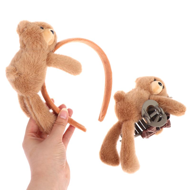 Cute Fluffy Plush Hair Claw Non-Slip Grip Soft Fuzzy Hair Clip for Girls Daily Wear Date Outdoor Gathering