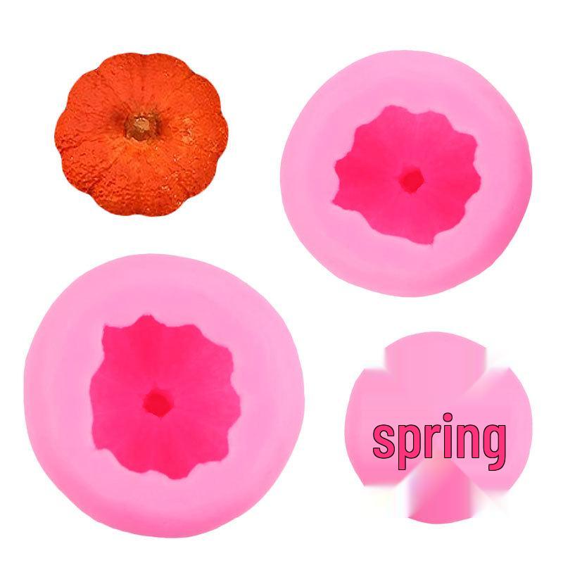 Halloween Pumpkin & Maple Leaf Silicone Mold for Cake, DIY Baking, Aromatherapy, Plaster, and Candle Crafting