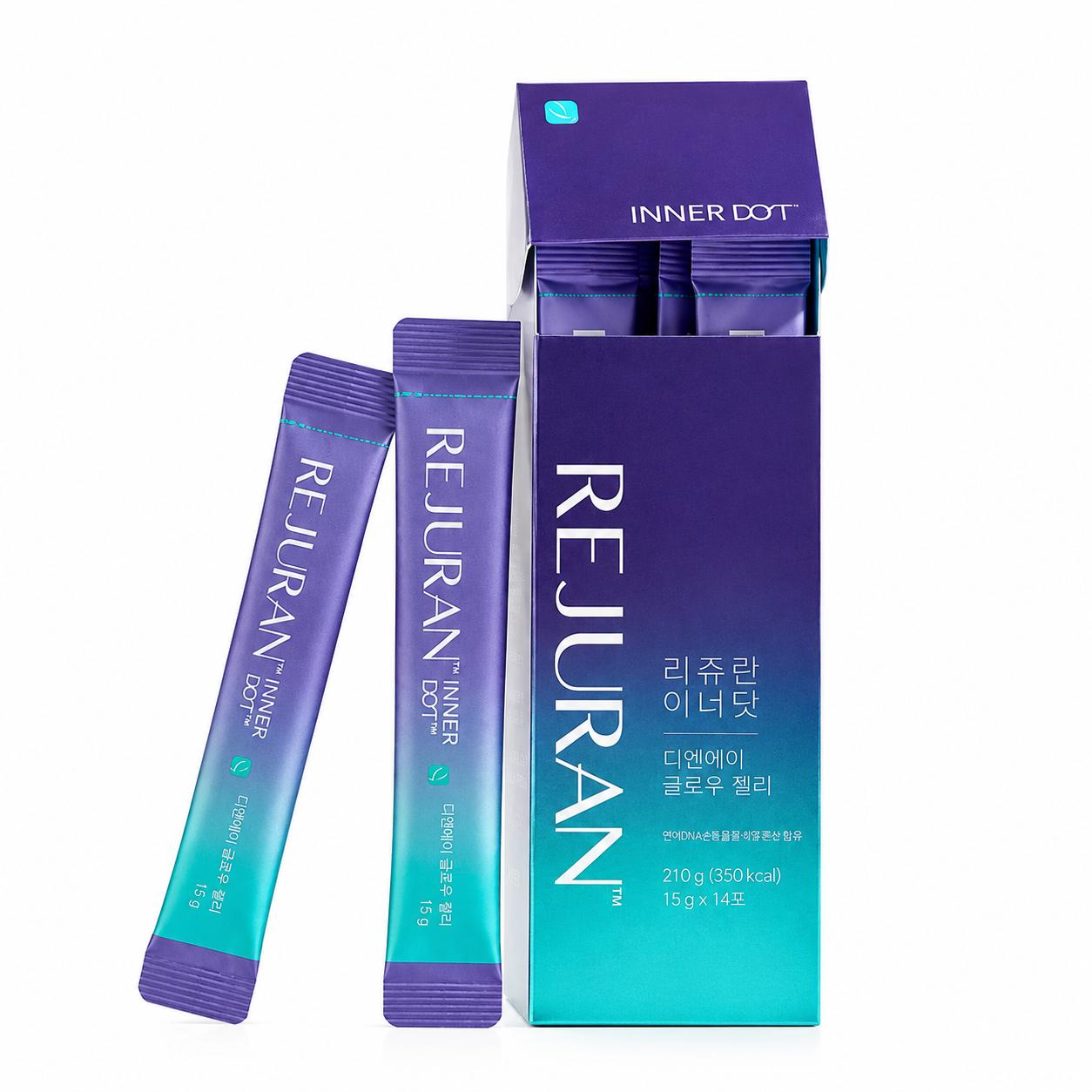 Rejuran InnerDot Glow Jelly 14 Sachets | Brightening, Glow Boosting, Skin Appearance Improvement Rejuran InnerDot 14 Sachets*1 box