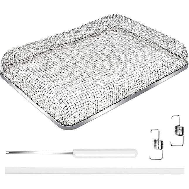 SheeChung RV Furnace Vent Screen, Flying Ect Screen Water Heater Cover For Camper, 4.5 X 4.5 X 1.3 Inch, Stainless Steel Screen With Tallation Tool &