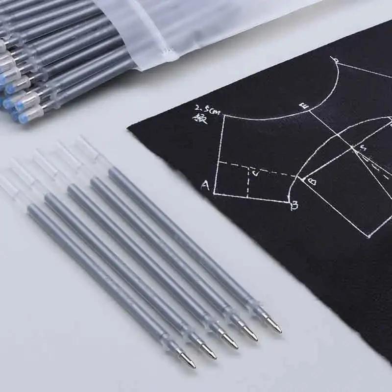 Silber Nachfüllmine 10mm Stoff Leder Marker Textil Nachfüllmine Patchwork Marker Radierbar Waschbar Griff