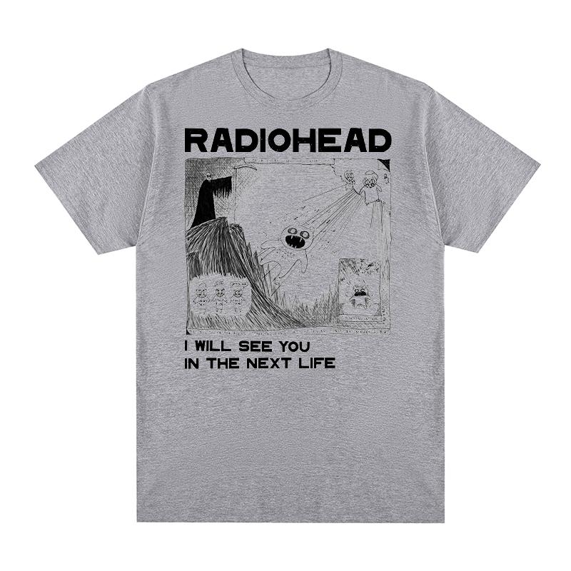 radiohead Vintage tshirt Rock Band Camisetas Clothing Cotton Unisex T shirt New TEE TSHIRT Womens tops