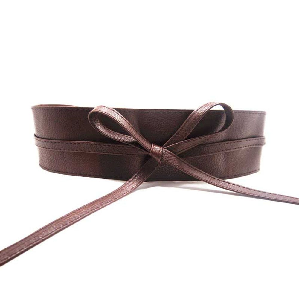 for Female Elegant Bow Belt Dress Belt Ladies  Girls Belt Wide Self Tie Wrap Around Waist Band