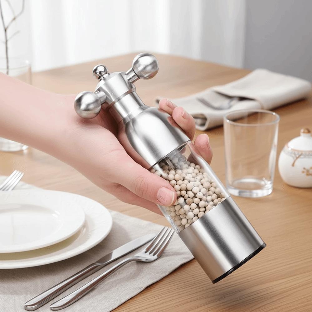 Ceramics Grinding Coarse Salt Pepper Mill Manual Seasoning Grinding Bottle  Rice