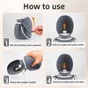 2-in-1 Silikon Hundewasserflasche, Faltbar Auslaufsicher BPA Frei Tragbare Haustierflasche Mit Karabiner Zum Wandern Autoreise Training 800ml