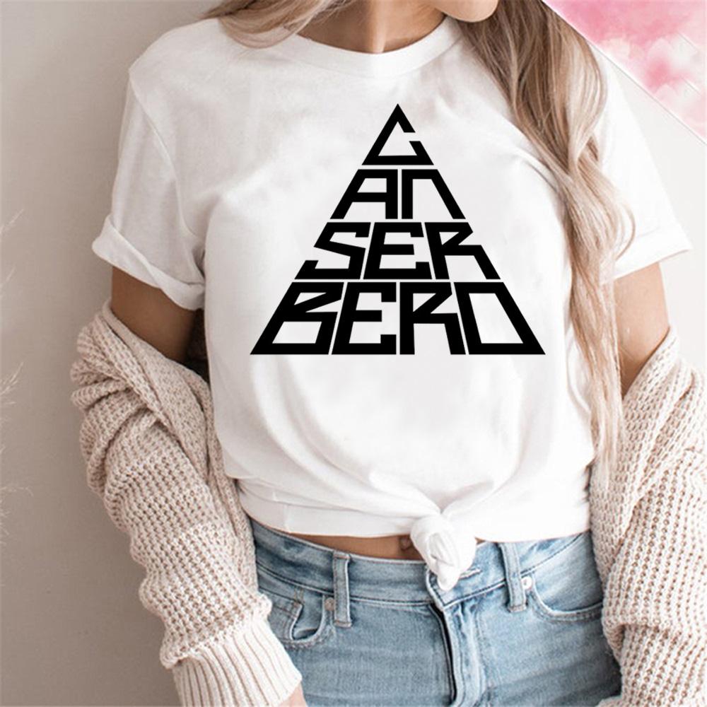 

Футболка Canserbero женская дизайнерская графическая летняя футболка женская манга одежда 2000-х 4XL