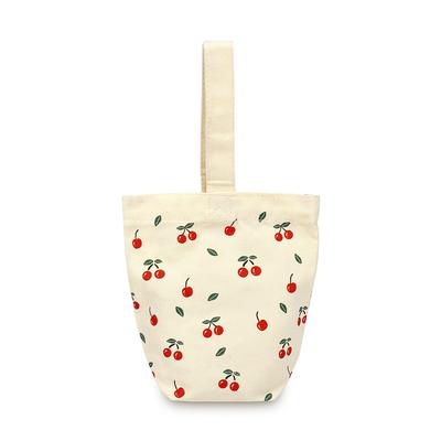 Olivia Pop OP_M2385 Eco Bag Canvas Cherry Mini Tote Bag