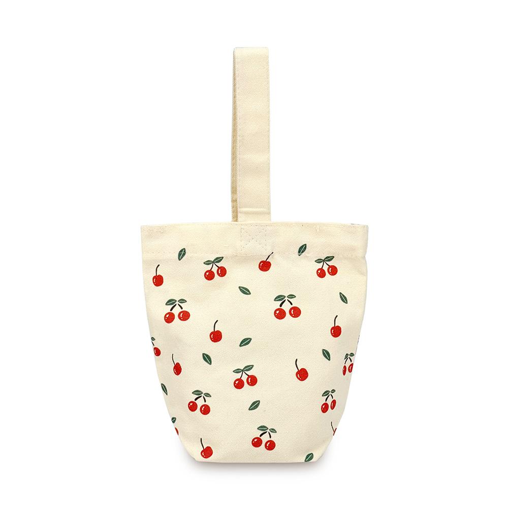 Olivia Pop OP_M2385 Eco Bag Canvas Cherry Mini Tote Bag