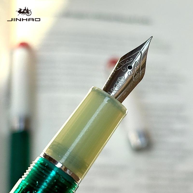 2026 Limited Edition! JINHAO 82 Plus Acrylic Fountain Pen Melon Soda Cream Shape Nib Stationery Office School Supplies